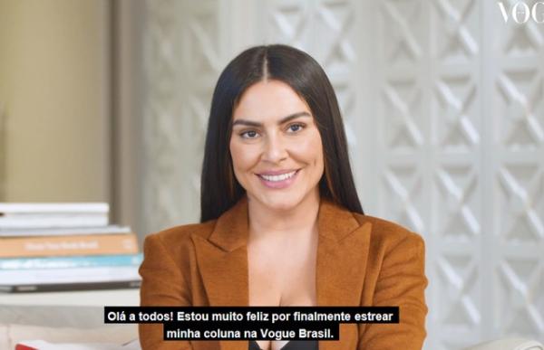 Cleo estreia na Vogue Brasil.(Imagem:Divulgação)
