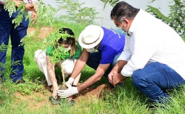 SEMAN e Rotary Club realizam ação às margens do Rio Parnaíba(Imagem:Reprodução)