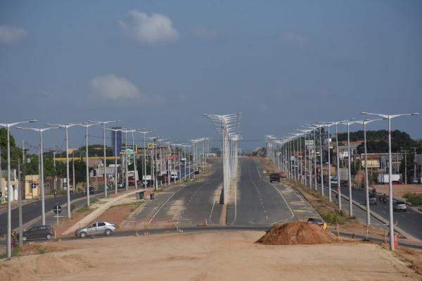 BR-316 na duplicação em Teresina já foi 80% concluída.(Imagem:CCOM/PI)