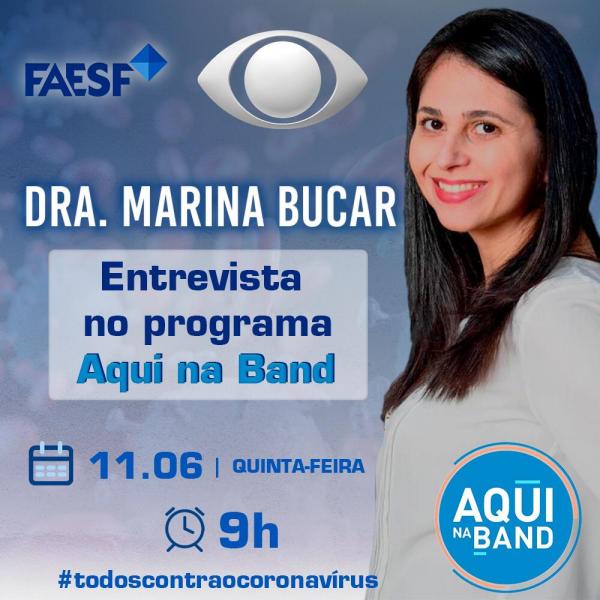 Médica piauiense é a entrevistada do Programa Aqui na Band desta quinta (11)(Imagem:Divulgação)