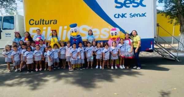 BiblioSesc leva encanto e imaginação à Semana da Criança em Bom Princípio(Imagem:Divulgação)