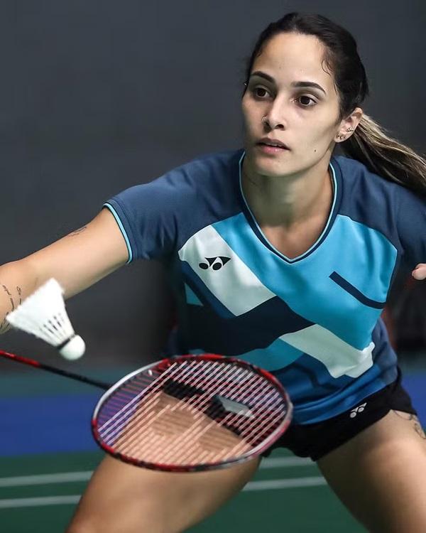 Samia Lima, atleta de badminton do Brasil (Imagem:CBBd)