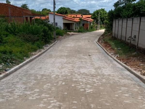 No total, mais de sete mil metros quadrados de calçamento estão sendo executados por intermédio da Secretaria das Cidades.(Imagem:Divulgação)