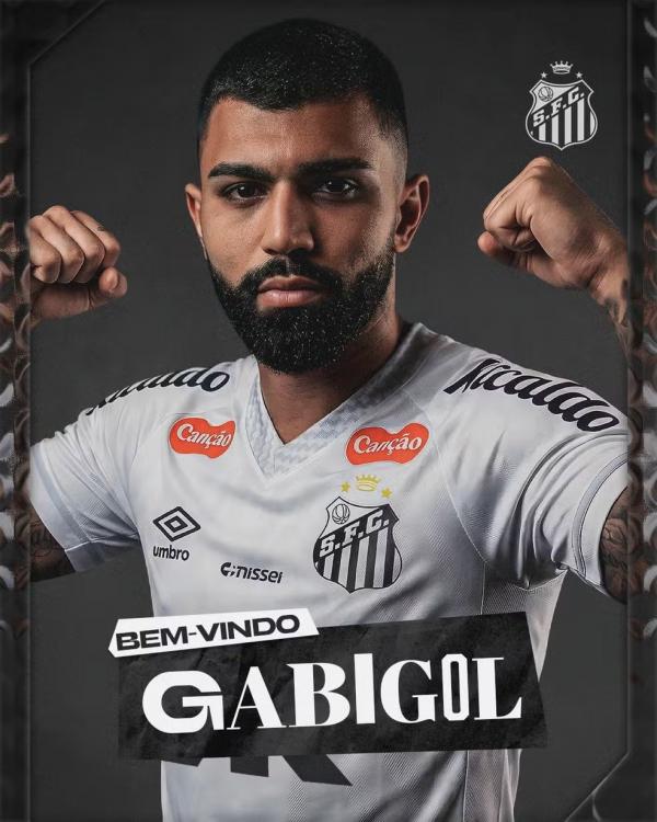 Gabigol &eacute; anunciado pelo Santos.(Imagem:Divulga&ccedil;&atilde;o)