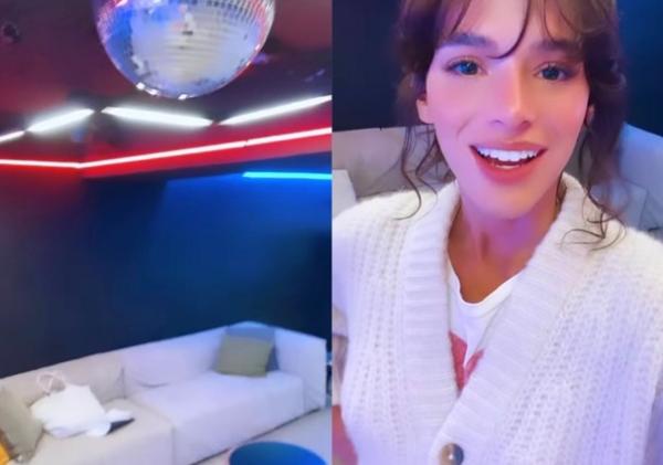 Bruna Marquezine transforma sua garagem em balada e ganha bar chamado 