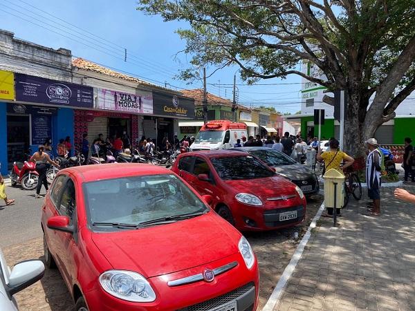 Segurança teria reagido a assalto que deixou dois mortos em Parnaíba, diz delegado.(Imagem:Thiago Mendes)