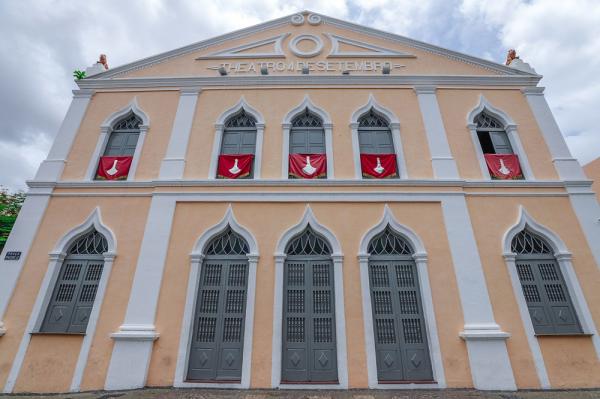 Símbolo da identidade cultural do estado, o teatro segue ativo, fortalecendo a cena artística local.(Imagem:Divulgação)