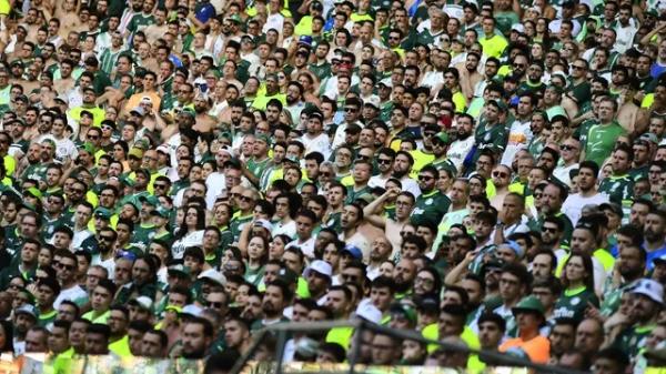 Torcida do Palmeiras contra o Fluminense.(Imagem:Marcos Ribolli)