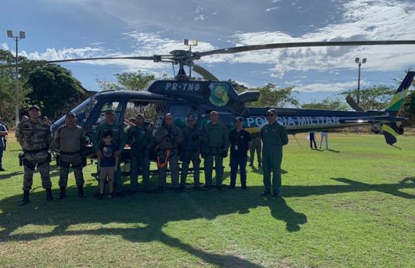 Helicóptero reforçará combate a incêndios e segurança nas eleições no Piauí.(Imagem:Paula Sampaio e Haroldo Fabrício)