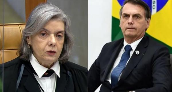 Cármen Lúcia envia pedido de investigação contra Bolsonaro para Justiça do DF(Imagem:Reprodução)