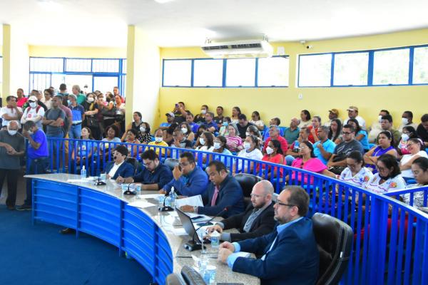 Audiência Pública na Câmara Municipal discute o Plano de Cargo e Salário dos servidores de Floriano.(Imagem:CMF)