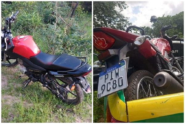 Polícia Militar recupera duas motos roubadas em Floriano.(Imagem:Reprodução/Instagram)