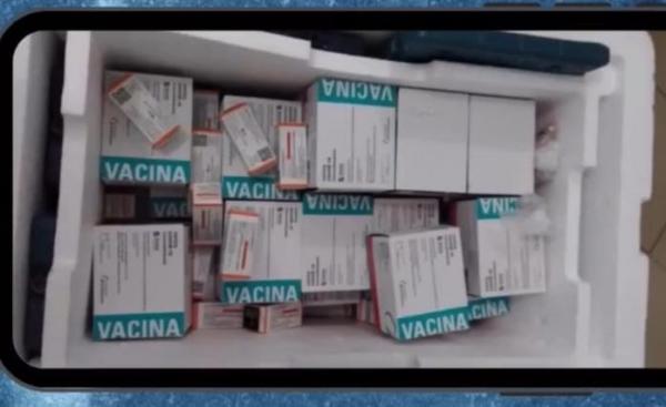 Floriano recebe a 54ª remessa de vacina contra Covid-19(Imagem:Reprodução)