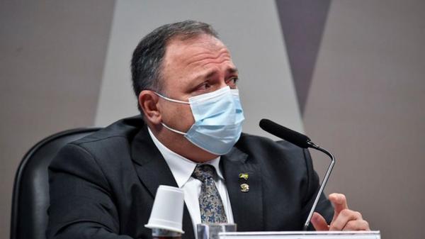 Eduardo Pazuello durante depoimento na CPI da Covid(Imagem:Agência Senado)