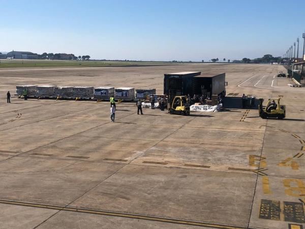 Respiradores comprados pelo Piauí para combate à Covid-19 chegam ao Brasil.(Imagem:Divulgação/Governo do Piauí)