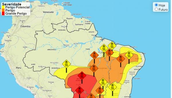 Cidades do Piauí apresentam baixa umidade do ar e alerta para incêndios(Imagem:Reprodução)