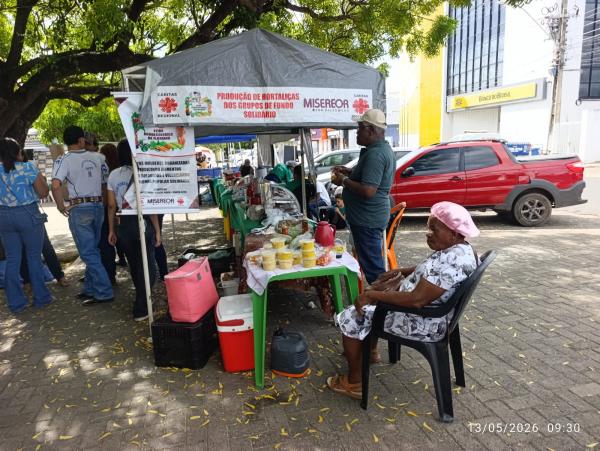 II Feira da Agricultura Familiar movimenta a Pra&ccedil;a Dr. Sebasti&atilde;o Martins em Floriano.(Imagem:FlorianoNews)