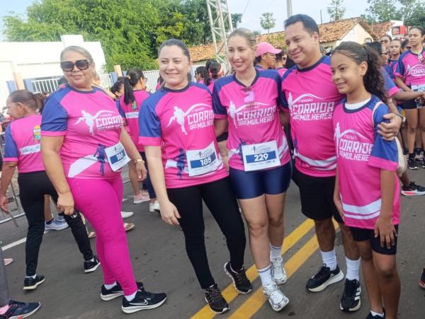  1&ordf; Corrida das Mulheres marca abertura das comemora&ccedil;&otilde;es pelos 115 anos de Bar&atilde;o de Graja&uacute;.(Imagem:FlorianoNews)