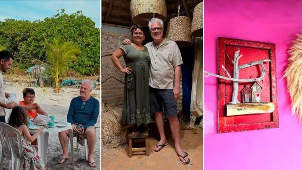 Bial grava poesia de artes&atilde; piauiense durante visita ao litoral do PI: 