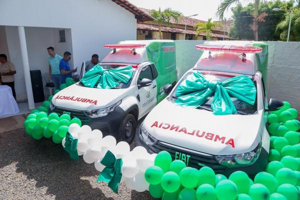 Ciro Nogueira cumpre agenda e entrega ambulâncias em Morro do Chapéu(Imagem:Ascom)