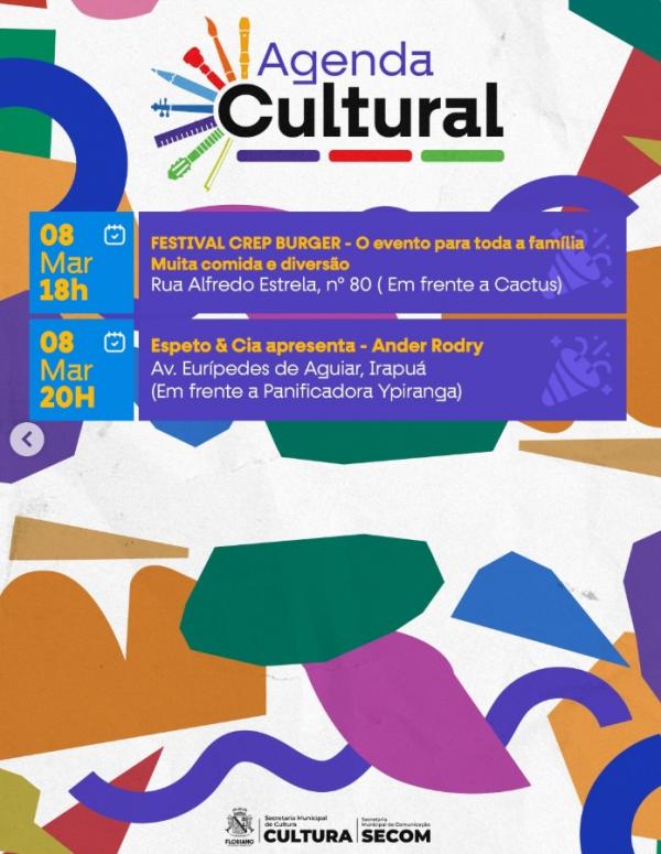  Final de semana tem programa&ccedil;&atilde;o cultural movimentada em Floriano(Imagem:Reprodu&ccedil;&atilde;o/Instagram)