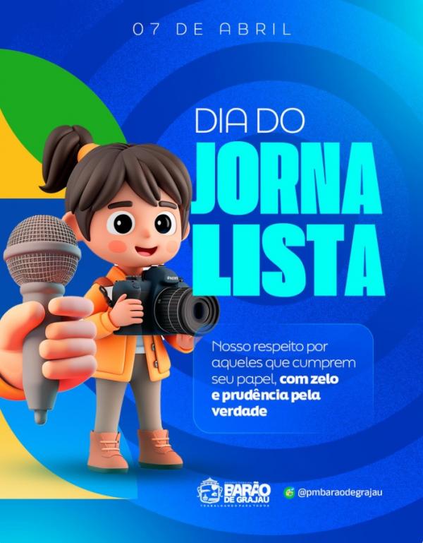 Prefeitura de Bar&atilde;o de Graja&uacute; homenageia jornalistas pelo seu dia.(Imagem:Reprodu&ccedil;&atilde;o/Instagram)