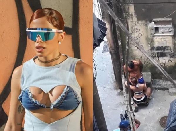 Anitta grava cena de sexo oral em comunidade do Rio de Janeiro. (Imagem:AgNews/Captura )