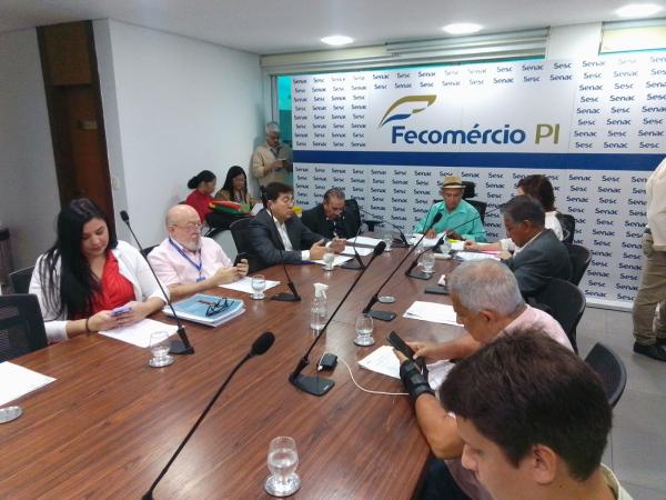 Presidente do SICOMFLOR preside reunião do Conselho Regional do SESC e SENAC/PI(Imagem:Divulgação )