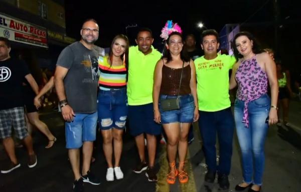 Presidente da CMF participa do carnaval na zona urbana e rural de Floriano(Imagem:Reprodução)