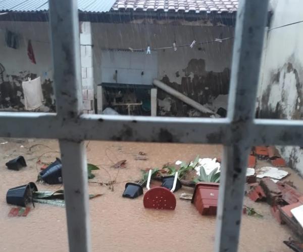 Chuva em Oeiras pode ter sido a maior do Piauí em 2023, informa o Inmet.(Imagem:Reprodução)