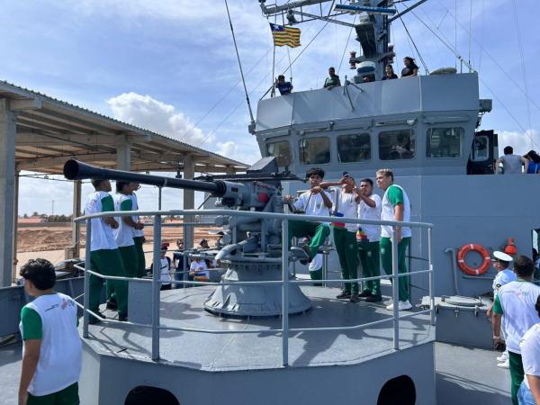 A embarcação ficará aberta para visitação durante o final de semana. A programação ocorre em virtude do Dia do Marinheiro, comemorado no dia 13 de dezembro.(Imagem:Divulgação)
