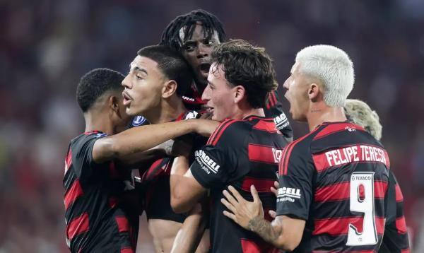 Em jogo repleto de emoção, Flamengo conquista Intercontinental Sub-20.(Imagem:Gilvan de Souza/Flamengo/Direitos Reservados)