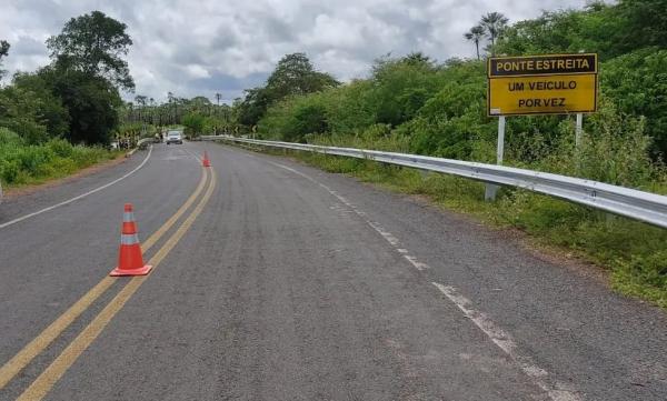 Trecho da BR-222 entre Piripiri e Batalha foi liberado nesta quinta (6).(Imagem:Divulgação/PRF)