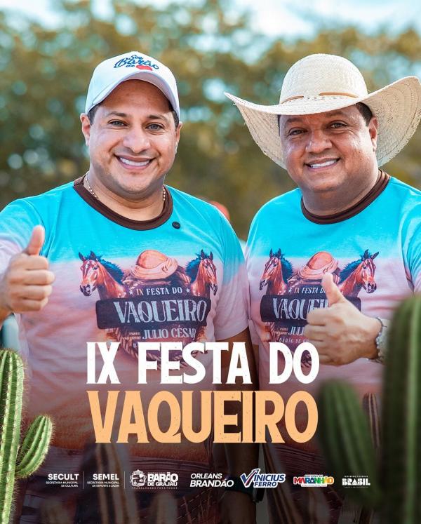 Barão de Grajaú celebra a tradição nordestina na IX Festa do Vaqueiro.(Imagem:Divulgação)
