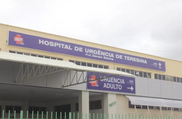 Suspeito do crime foi transferido para o Hospital de Urgências de Teresina.(Imagem:Andrê Nascimento/ G1 PI)