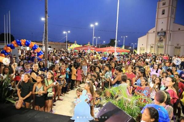 Dia das Crianças é celebrado com grande festa em Barão de Grajaú.(Imagem:Reprodução/Instagram)