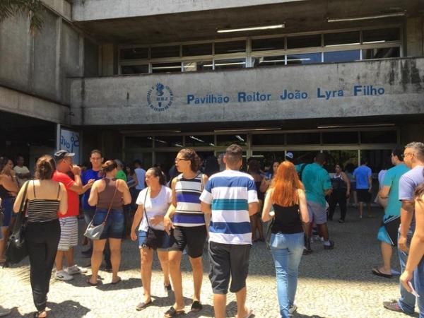 Câmpus da Uerj no Maracanã.(Imagem:Narayanna Borges/GloboNews)