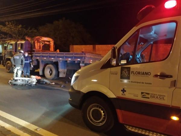 Acidente tira a vida de motociclista em Floriano(Imagem:FlorianoNews)