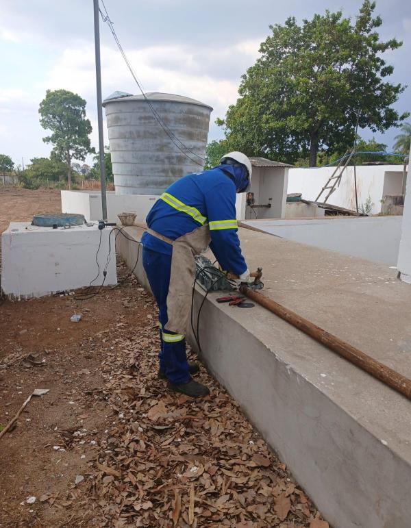 Melhoria no abastecimento leva água com mais qualidade e potabilidade para o residencial.(Imagem:Ascom)