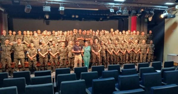 Sesc e PRF promovem palestra sobre Trânsito Seguro para atiradores do Tiro de Guerra(Imagem:Divulgação)