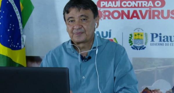 Governador Wellington Dias apresentou nova pesquisa sobre Covid-19 no Piauí.(Imagem:Reprodução)