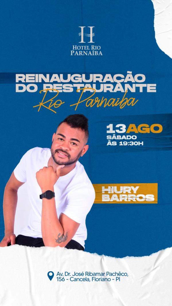 Restaurante Rio Parnaíba em Floriano, será reinaugurado neste sábado (13)(Imagem:Divulgação)
