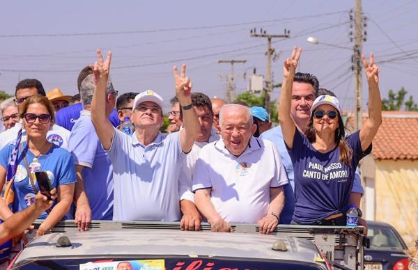 Sílvio Mendes e Iracema Portella realizam carreata em São João do Piauí.(Imagem:Divulgação)