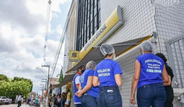 Vigilância Sanitária notifica agências bancárias em Floriano(Imagem:Reprodução)