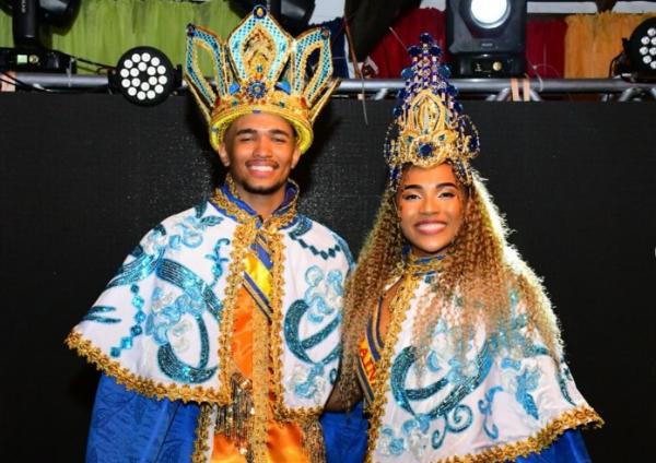 Pedro Henrique e Samara Martins s&atilde;o coroados Rei e Rainha do Carnaval 2026 em Floriano(Imagem:Secom)