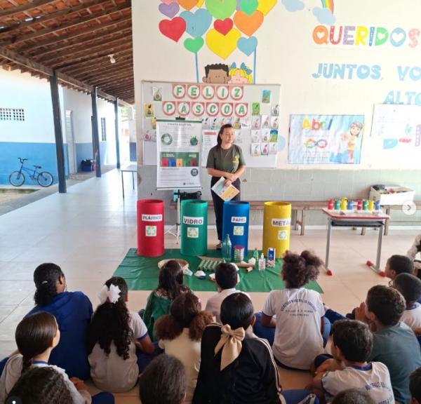 Circuito Educativo sobre Coleta Seletiva &eacute; iniciado nas escolas municipais de Floriano(Imagem:Reprodu&ccedil;&atilde;o/Instagram)
