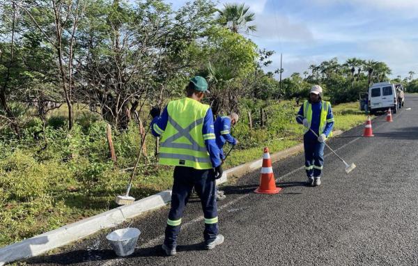 DER-PI atua com a&ccedil;&otilde;es preventivas na malha rodovi&aacute;ria para o per&iacute;odo chuvoso(Imagem:Ascom DER-PI)