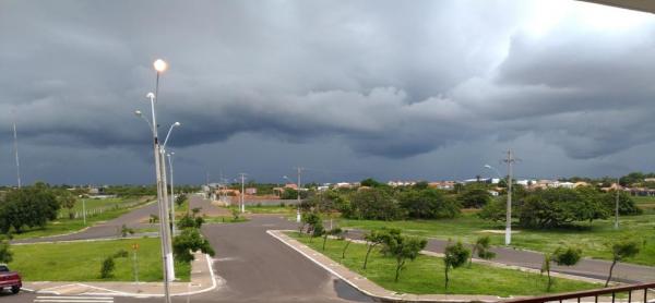 Previsão de chuva em quase todo o Piauí.(Imagem:Claudia Oliveira)