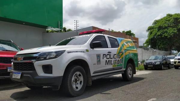 Viatura da Polícia Militar do Piauí.(Imagem:Andrê Nascimento/g1)