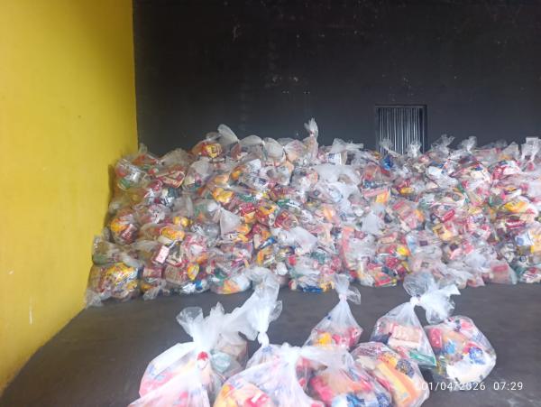  Prefeitura de Bar&atilde;o de Graja&uacute; realiza a&ccedil;&atilde;o solid&aacute;ria na Semana Santa(Imagem:FlorianoNews)